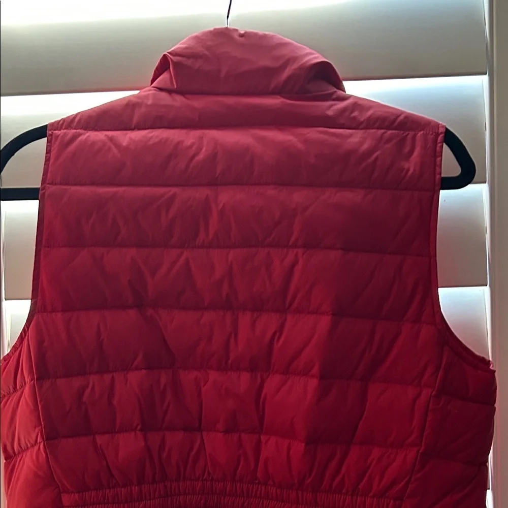 Talbots Quilted Vest in Vibrant Red - Picture 6 of 7